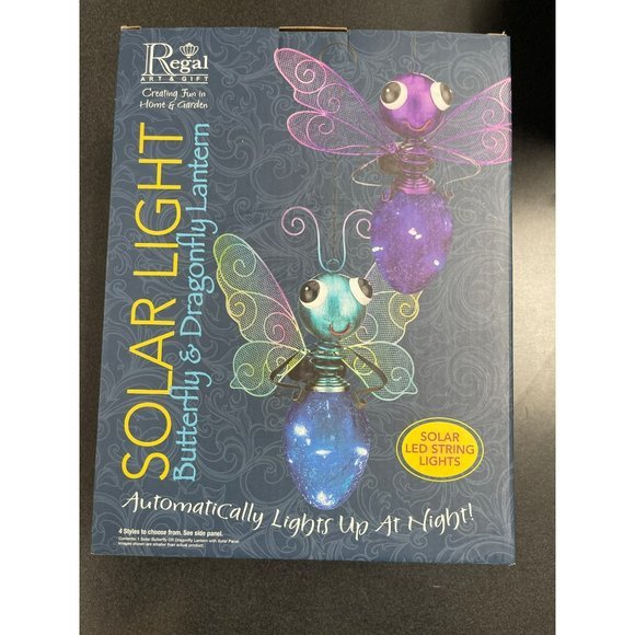 Butterfly & Dragonfly Lantern solar light - Picture 2 of 4